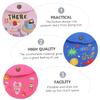 Hoement 3pcs Sanitary Napkin Storage Bag Women Toiletry Bag for Period Pads Canvas Random Style view 4