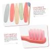 Healvian Soft Bristle Boys and Girls Toothbrushes 8pcs Set Candy Colors Manual Toothbrush for Children Ultra Soft Bristles Suitable for Baby Oral Care view 2