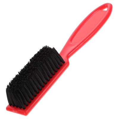 HONMEET Mens Beard Brush and Face Shaving Brush with Red Handle Bristle Grooming Tool for Broken Hair Removal for Beard Shaping and Facial Hair Care