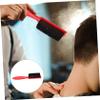HONMEET Mens Beard Brush and Face Shaving Brush with Red Handle Bristle Grooming Tool for Broken Hair Removal for Beard Shaping and Facial Hair Care view 2