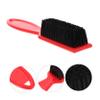 HONMEET Mens Beard Brush and Face Shaving Brush with Red Handle Bristle Grooming Tool for Broken Hair Removal for Beard Shaping and Facial Hair Care view 3