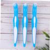 Healvian 3pcs Denture Toothbrush Double Sided Brush Head Denture Care Brush False Teeth Cleaner for Home Use Cleaning view 2