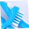 Healvian 3pcs Denture Toothbrush Double Sided Brush Head Denture Care Brush False Teeth Cleaner for Home Use Cleaning view 4
