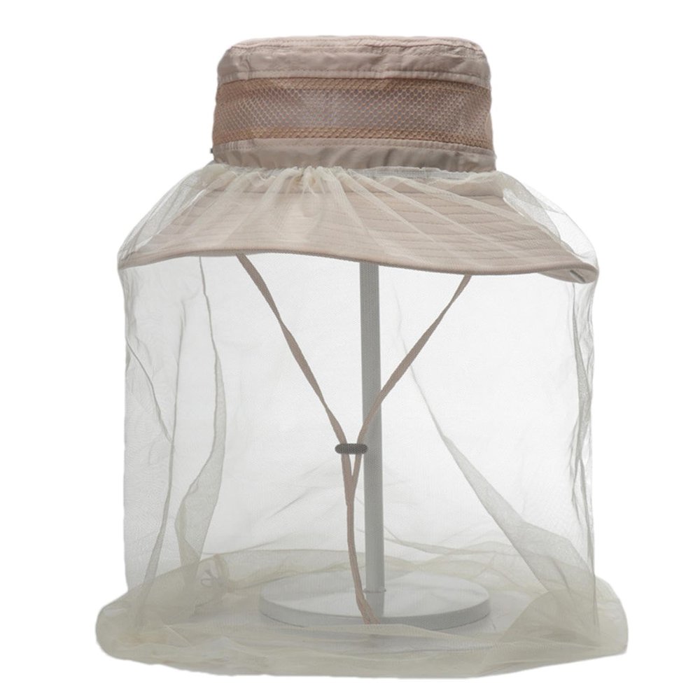 Teksome Fishing Face Net | Hiking Gnat Net for Face | Wide-Brim Summer Net Anti-Gnat Hat Multi-Function Quick-Drying Sunshade