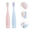 Healvian 2pcs Boy Girl Toothbrush Soft-bristled for Boys and Girls Dental Care Adorable Toothbrushes for Years Old Teeth Brush Training view 4