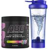 Applied Nutrition Bundle ABE Pre Workout 375g + Electric Shaker | All Black Everything Pre Workout Powder, Energy Drink, Physical Performance, Creatine, Beta Alanine, Caffeine (Sour Gummy Bear) view 1