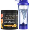 Applied Nutrition Bundle ABE Pre Workout 375g + Electric Shaker | All Black Everything Pre Workout Powder, Energy Drink, Physical Performance, Creatine, Beta Alanine, Caffeine (Tropical) view 1