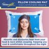 Homemate Deluxe Gel Cooling Mat Set - Mattress Pillow Cooling Gel Pad Cushion for Deep Sleep Night Sweats Cool Cold Compress Pain Relief Swelling Inflamation Reduction (Pillow) view 3