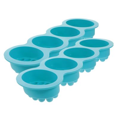 KONTONTY 2pcs Massage Soap Mold Silicone Cavities DIY Soap Making Molds for Handmade Bath Bar