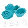 KONTONTY 2pcs Massage Soap Mold Silicone Cavities DIY Soap Making Molds for Handmade Bath Bar view 3