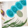 KONTONTY 2pcs Massage Soap Mold Silicone Cavities DIY Soap Making Molds for Handmade Bath Bar view 4