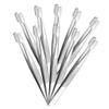 Beatifufu 30pcs Stainless Steel Crafting Tweezers for Coin Handling Stamp Tongs Clip Jewelry Making Slanted Tip for Lash Applicator for Eyelash Extensions and Hobbies view 4