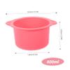 Baluue 3pcs Silicone Bowl for Wax Warmer Hair Removal Wax Warmer Liner Silicone Pot Liner for Hot and Melts view 2