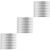 BELLIFFY 30pcs Stainless Steel Flat Head Tweezers for Philately Stamp Collecting Hobby Eyelash Tool Precision Photo Tweezers for Collector Use view 1