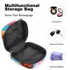 Period Kit Bag for Girls Women Ladies, Ice Cream-757 Sanitary Napkin Disposal Bags, Large Capacity Zipper Menstrual Pad Pouch view 4