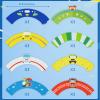 Transportation Theme Cupcake Toppers and Wrappers, Set of 48pcs Cupcake Decorations Supplies, Ambulance Taxi School Bus Train Airplane for Kids Boys Girls Birthday Baby Shower Party Supplies view 3