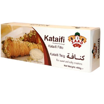 Zaad Pastry Threads Fresh Kadayif dubai chocolate kataifi 400 Gram by Pufai Grocery