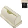 Bag Dispenser, Trash Bags And Dispenser, Trash Bags Dispenser, Trash Can Liner Dispenser, No Punching Garbage Bag Holder Dispenser For Kitchen Bathroom Toilet (White) view 1