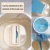 Bag Dispenser, Trash Bags And Dispenser, Trash Bags Dispenser, Trash Can Liner Dispenser, No Punching Garbage Bag Holder Dispenser For Kitchen Bathroom Toilet (White) view 2