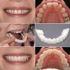 Giural 2 Pairs Instant Veneers Dentures, Snap on Veneers Teeth, Clip in Veneers Teeth Top and Bottom, Adjustable Snap on Dentures False Teeth, Fake Teeth Veneers for Men Women Cover Imperfect Teeth view 4