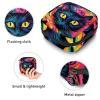 Sanitary Napkin Storage Bag, Cat Pattern-1416 Tampon Zipper Bags Pouch, Period Bag for Teen Girls Feminine Menstruation Purse view 3