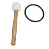 FUNOMOCYA Singing Bowl Stick Rubber Knocking Stick Wooden Mallet for Sound Bowl Accessory Use Meditation Practice view 1