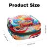 Brain and Bus-370 First Period Kit for Girls, Tampon Pantyliners Menstrual Purse, Nursing Pad Holder with Zipper, Sanitary Collect Napkin Bag Organizer view 2