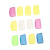 BCOATH 12pcs Silicone Toothbrush Head Covers Protective Case for Travel Random Colors Portable Toothbrush Caps view 1