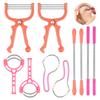FERCAISH Pack of 10 Stainless Steel Spring Epilator, Facial Hair Remover, Manual Hair Removal Tool, Portable Spring Epilator, for Fine Hair on the Face and Other Body Parts view 1