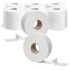 Soft White Toilet Tissue 2ply Mini Jumbo Rolls for Shops Toilets & Home Use (24 Rolls) view 2