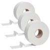 Soft White Toilet Tissue 2ply Mini Jumbo Rolls for Shops Toilets & Home Use (24 Rolls) view 3