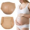 XRSMOU Silicone Fake Pregnant Belly, Artificial Pregnant Belly, Lightweight Silicone Pregnant Belly Clothes,for Role-playing Cross-dressers (Color#3 L) view 1