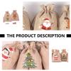 Beatifufu 24pcs Christmas Burlap Bag Set Advent Calendar Bags for Xmas Countdown for Christmas Party Decor and Presents view 4