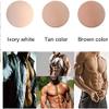 XRSMOU Fake Muscle Chest, Realistic Male Costume Chest, Half-length Fake Muscle Vest, Realistic Fake Abdominal Muscles (Natural S) view 3