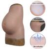 XRSMOU Realistic Silicone Belly, Fake Pregnant Belly 9 Months, Artificial Pregnant Belly Costume for Cosplay Role Play (Color#3) view 3