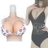 XRSMOU Silicone Breast Armor, H Cup Silicone Breasts, Realistic Fake Breasts for Drag Queens, Role Play (#3 Cotton Filler) view 1