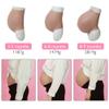 XRSMOU Silicone Fake Pregnant Belly, 3-9 Months, for Crossdresser Actor Props, Role Play Fake Pregnant Belly Costume (#1 L(8) view 2