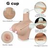 XRSMOU Realistic Silicone Breast Models, Drag Queen Fake Breasts,for Drag Queen Role Play Transgender Women (#4 Cotton Filler) view 2