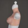 XRSMOU Realistic Silicone Breast Plate, Soft Breast Shape, B Cup for Transvestite Transgender Queens (No.1 D cup) view 3