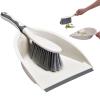Dust Pan Brushes Set Plastic Mini Dustpan and Brush,13.6x9.1" Brush and Pan Set with High-Density Bristle, Reusable Broom and Dustpan Set for Home Kitchen view 1
