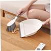 Dust Pan Brushes Set Plastic Mini Dustpan and Brush,13.6x9.1" Brush and Pan Set with High-Density Bristle, Reusable Broom and Dustpan Set for Home Kitchen view 2