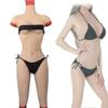 XRSMOU Silicone Bodysuit, Cross-dressing Costume, Silicone Breast Fillers for Transgender Role Play, Realistic Fake Breasts Bodysuit (#2 E) view 1