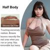 XRSMOU Silicone Bodysuit, Cross-dressing Costume, Silicone Breast Fillers for Transgender Role Play, Realistic Fake Breasts Bodysuit (#2 E) view 3