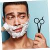 HAPINARY Beard Care Kit Scissors Mustache Trimming Shears Comb Storage Bag for Barbershop Home Travel view 4