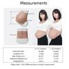 XRSMOU Silicone Fake Pregnant Belly, 3-9 Months, Real Fake Pregnant Belly Costume, for Cross-dresser Actor Props (#01 L) view 3