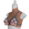 XRSMOU Realistic Silicone Breast Plate, Soft Breast Shape, B Cup for Transvestite Transgender Queens (No.3 G cup) view 1