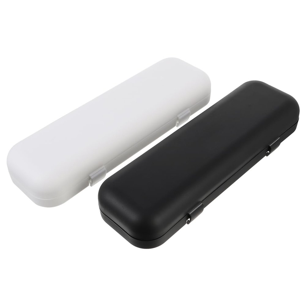 SEWOART 2pcs Electric Toothbrush Holder Travel Case Toothbrush Storage Box Compact Portable