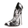 LIUGUISUOCHBH Women's 16 CM High Heels. Unisex Men Women Stiletto Heels. Fetish High Heels for Pole Dancing Strippers.,Black,2 UK view 1