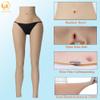 XRSMOU Silicone Breastplate, Artificial Skin, Cross-dressing Silicone Fake Vagina Pants for Transgender Queen Role Play, Set Of 2 (#03 F cup Cotton) view 2