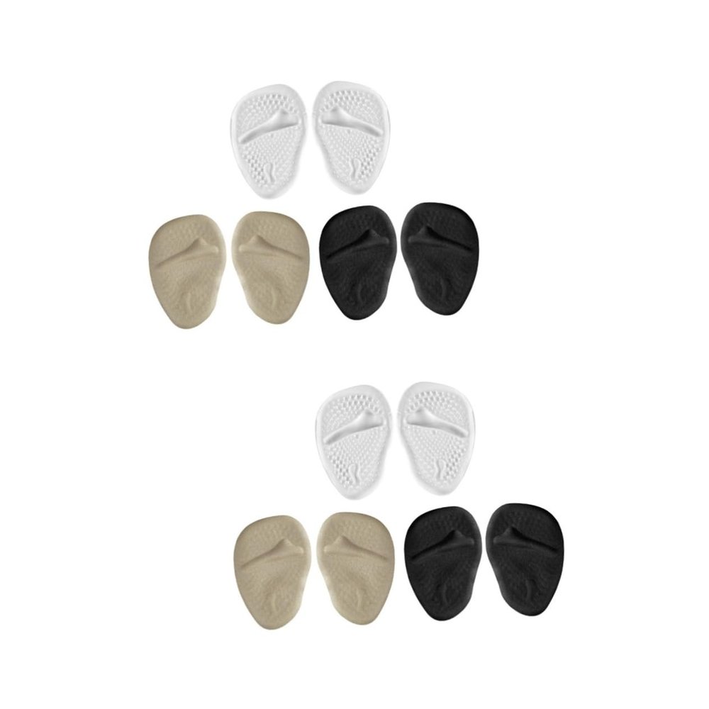 Healvian 6pairs Forefoot Insoles for Women Pain Relief Shoe Pads Breathable Foot Cushions for High Heel Shoes for Ladies